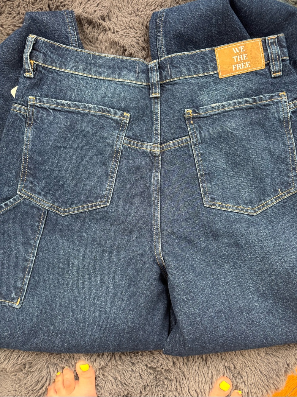 We the free carpenter jeans in dark romance indigo size 31 - Picture 4 of 6